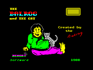 Screenshot Thumbnail / Media File 1 for Balrog & The Cat, The (1988)(Zenobi Software)[a]